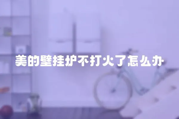 美的壁掛爐不打火了怎么辦