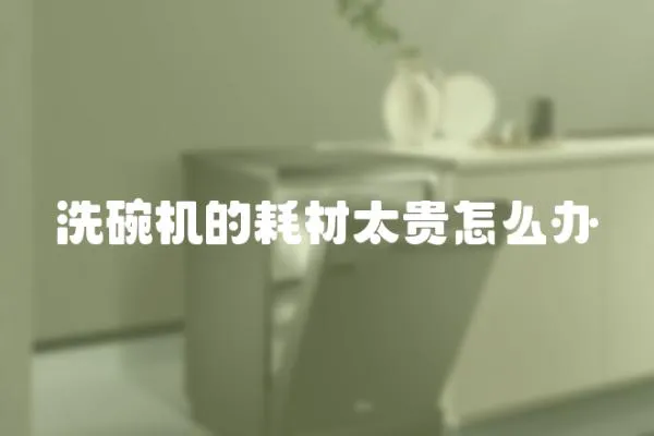 洗碗機的耗材太貴怎么辦