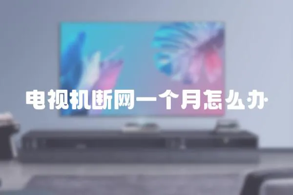電視機斷網(wǎng)一個月怎么辦