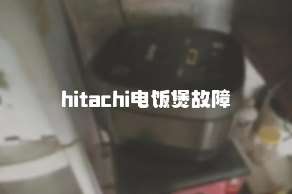 hitachi电饭煲故障