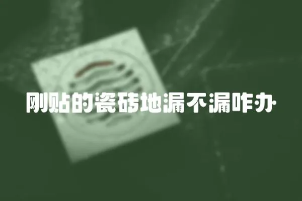 剛貼的瓷磚地漏不漏咋辦