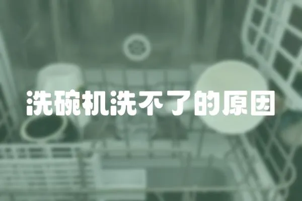 洗碗機洗不了的原因