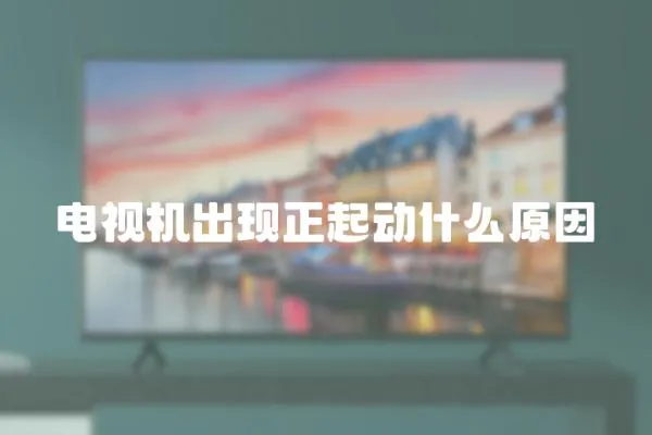 電視機出現正起動什么原因