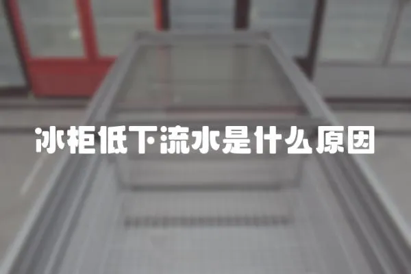 冰柜低下流水是什么原因