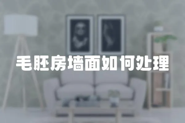 毛胚房墻面如何處理