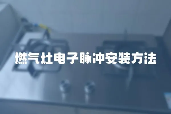 燃?xì)庠铍娮用}沖安裝方法