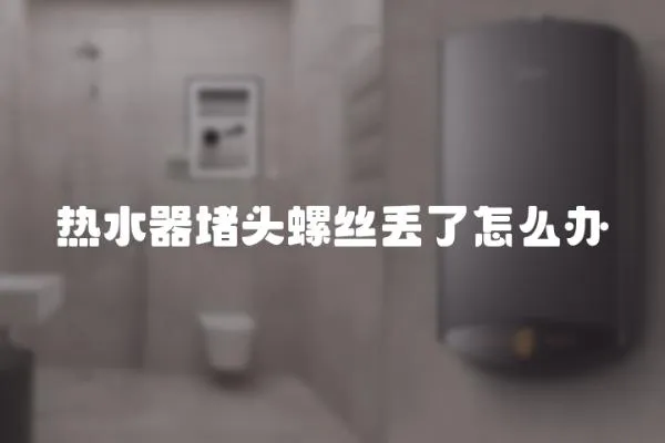 熱水器堵頭螺絲丟了怎么辦