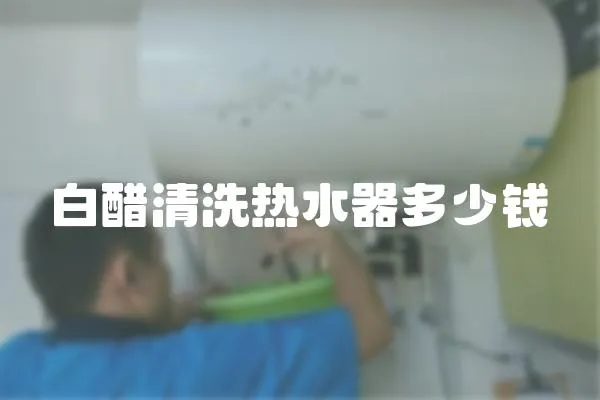 白醋清洗熱水器多少錢