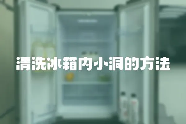 清洗冰箱內(nèi)小洞的方法