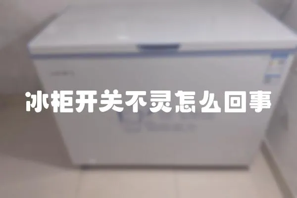 冰柜開關不靈怎么回事