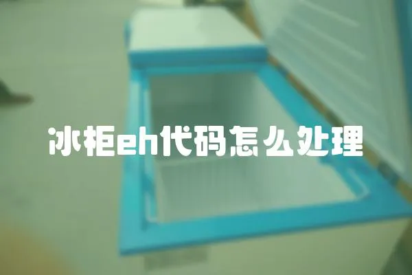 冰柜eh代碼怎么處理