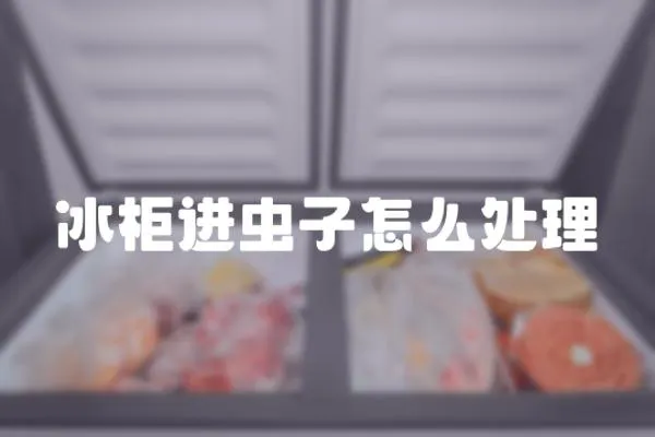 冰柜進蟲子怎么處理