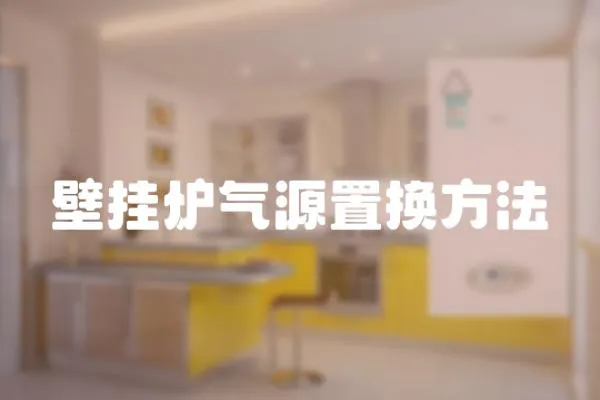 壁掛爐氣源置換方法
