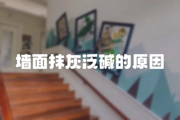 墻面抹灰泛堿的原因
