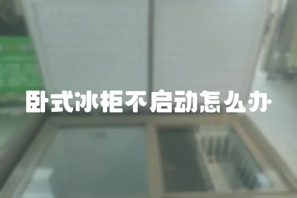 臥式冰柜不啟動怎么辦