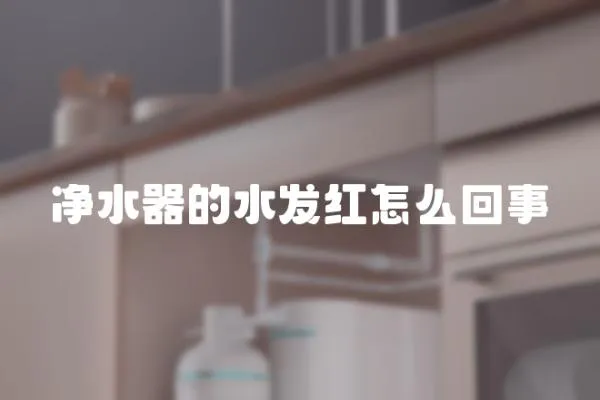 凈水器的水發紅怎么回事