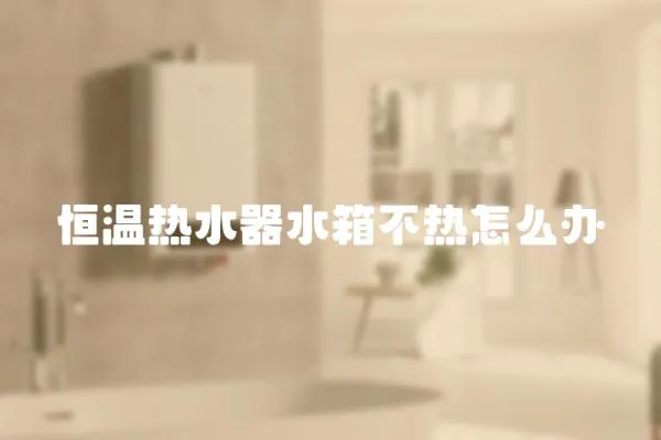 恒溫熱水器水箱不熱怎么辦