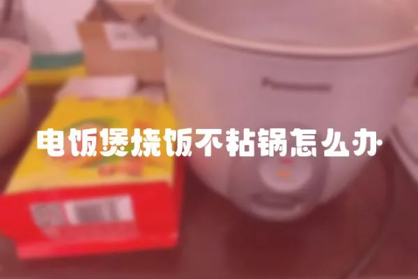 電飯煲燒飯不粘鍋怎么辦
