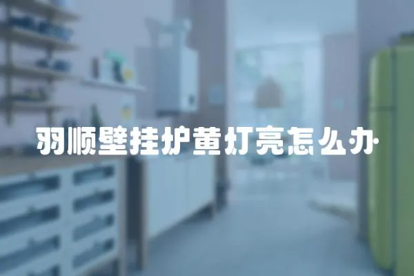 羽順壁掛爐黃燈亮怎么辦