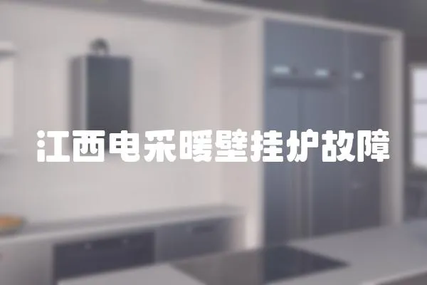 江西電采暖壁掛爐故障