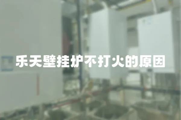 樂天壁掛爐不打火的原因