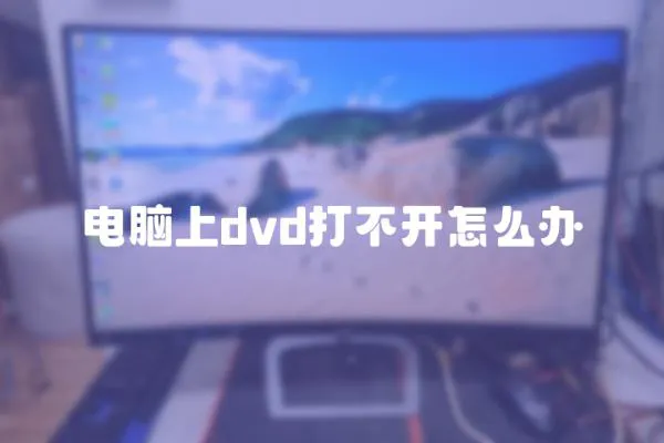 電腦上dvd打不開怎么辦