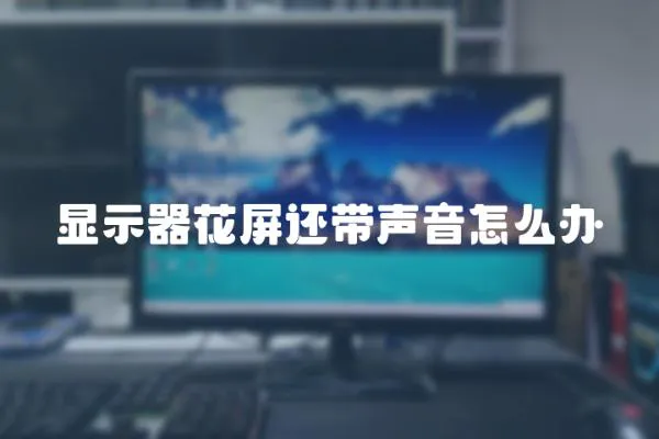 顯示器花屏還帶聲音怎么辦