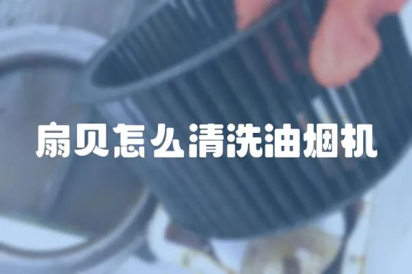 扇貝怎么清洗油煙機