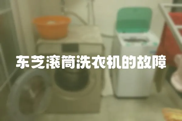 東芝滾筒洗衣機的故障