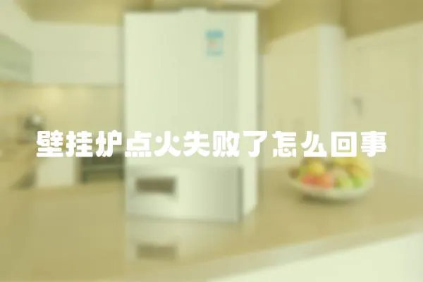 壁掛爐點火失敗了怎么回事