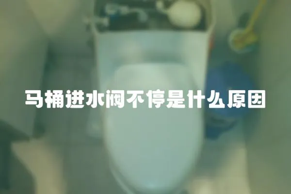 馬桶進水閥不停是什么原因