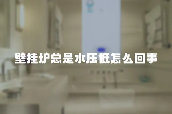 壁掛爐總是水壓低怎么回事