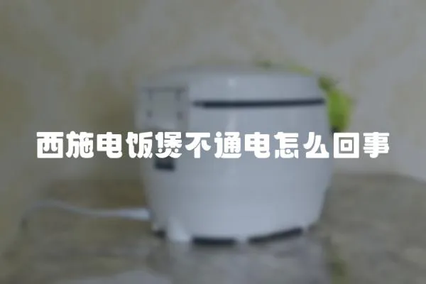 西施電飯煲不通電怎么回事