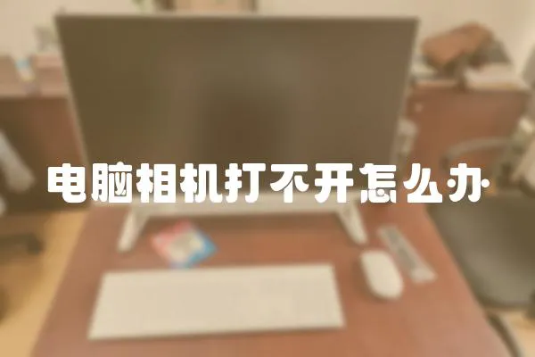 電腦相機打不開怎么辦