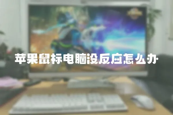 蘋果鼠標電腦沒反應怎么辦