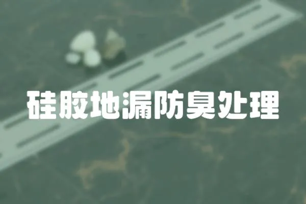 硅膠地漏防臭處理