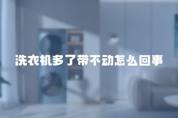 洗衣機多了帶不動怎么回事