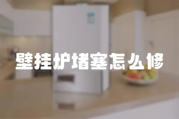 壁掛爐堵塞怎么修