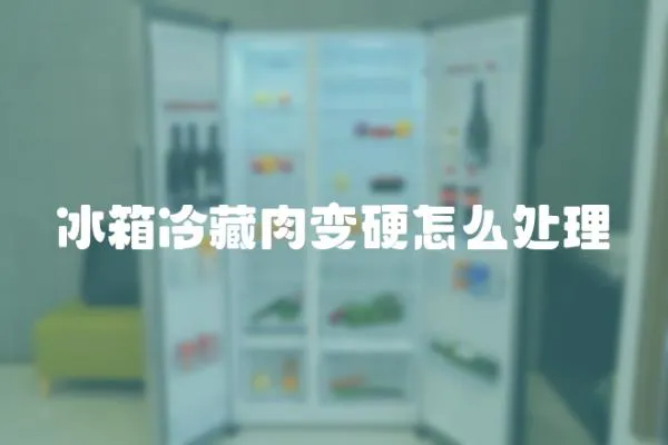 冰箱冷藏肉變硬怎么處理