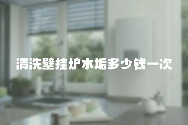 清洗壁掛爐水垢多少錢一次