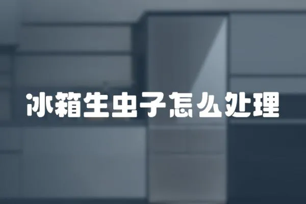 冰箱生蟲子怎么處理