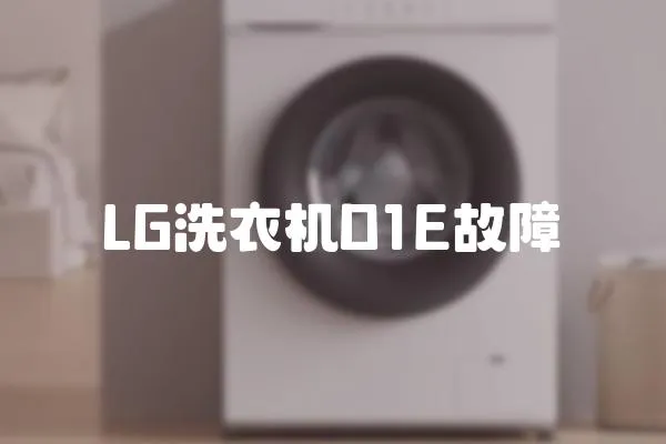LG洗衣機(jī)D1E故障