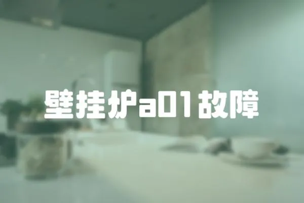 壁掛爐a01故障