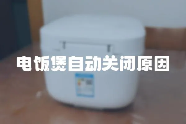 電飯煲自動關閉原因