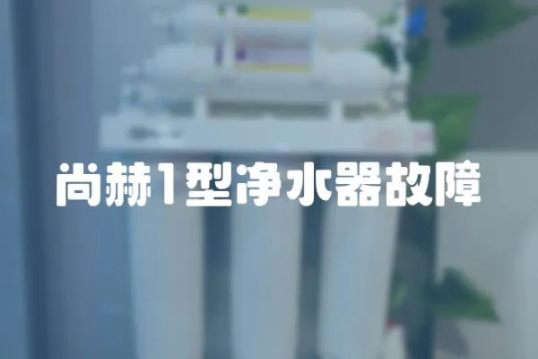 尚赫1型凈水器故障