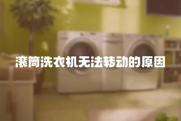 滾筒洗衣機無法轉動的原因