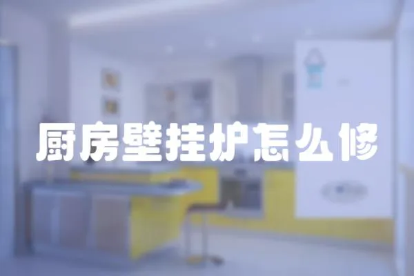 廚房壁掛爐怎么修