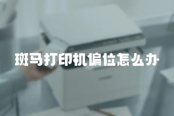 斑馬打印機偏位怎么辦