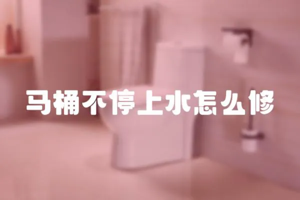 馬桶不停上水怎么修