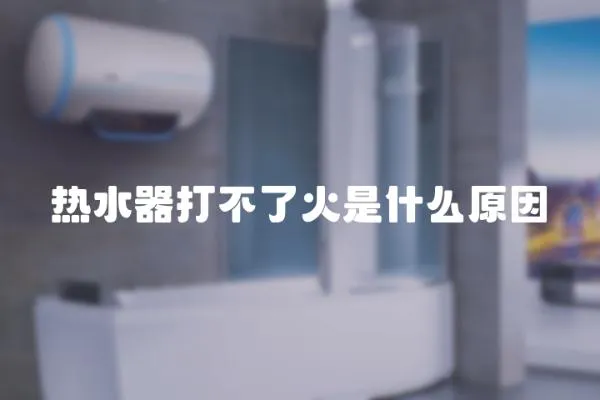 熱水器打不了火是什么原因